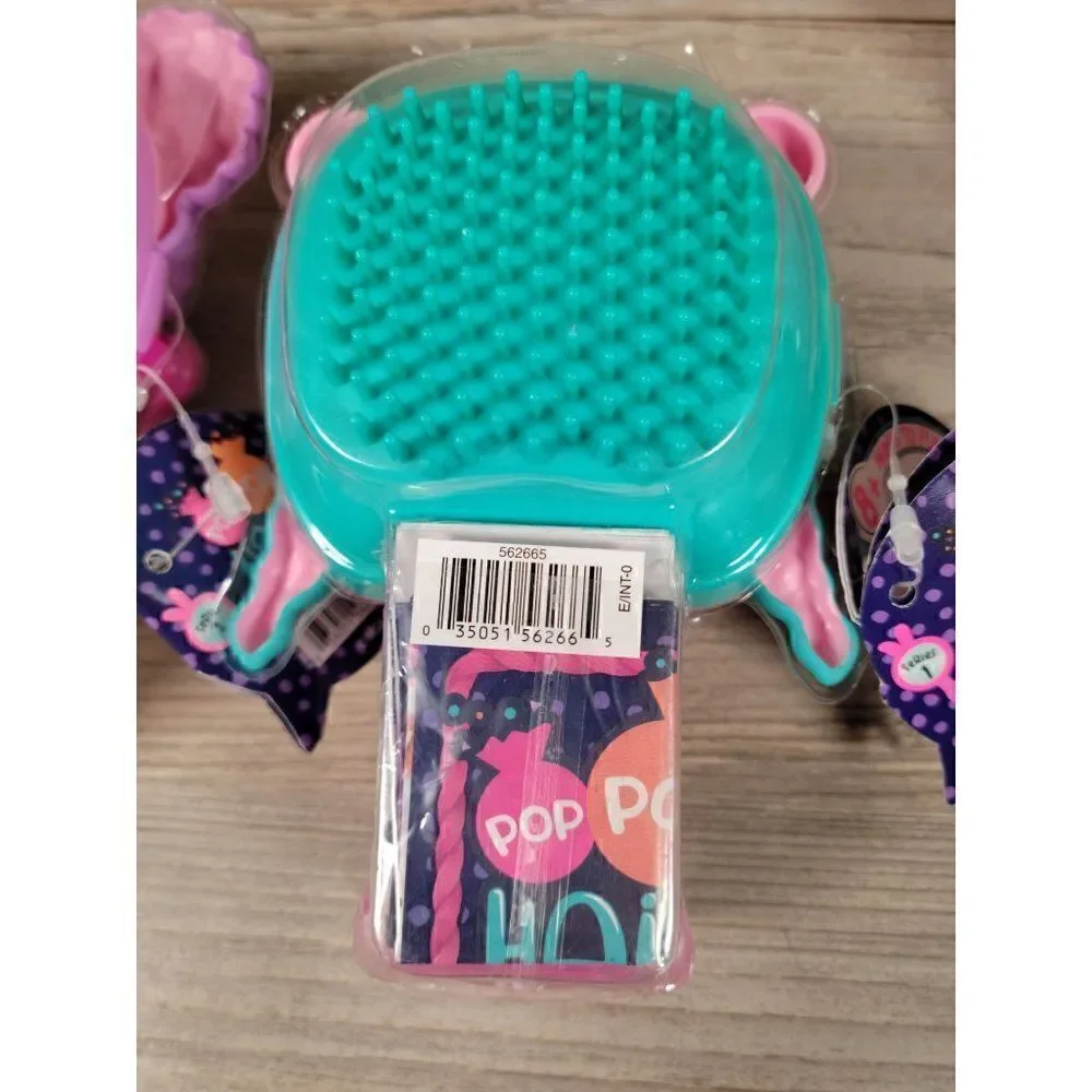 New Pop Pop Hair Surprise 3-1 Pop Pets with Pop Surprise (Lot Of 8) Comb Brush